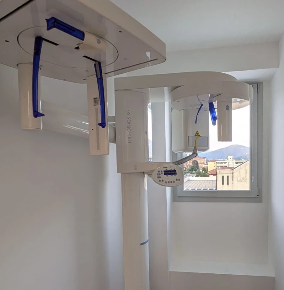 Apparecchiatura radiologica Orthophos XG 3D realmente presente nello studio LDR