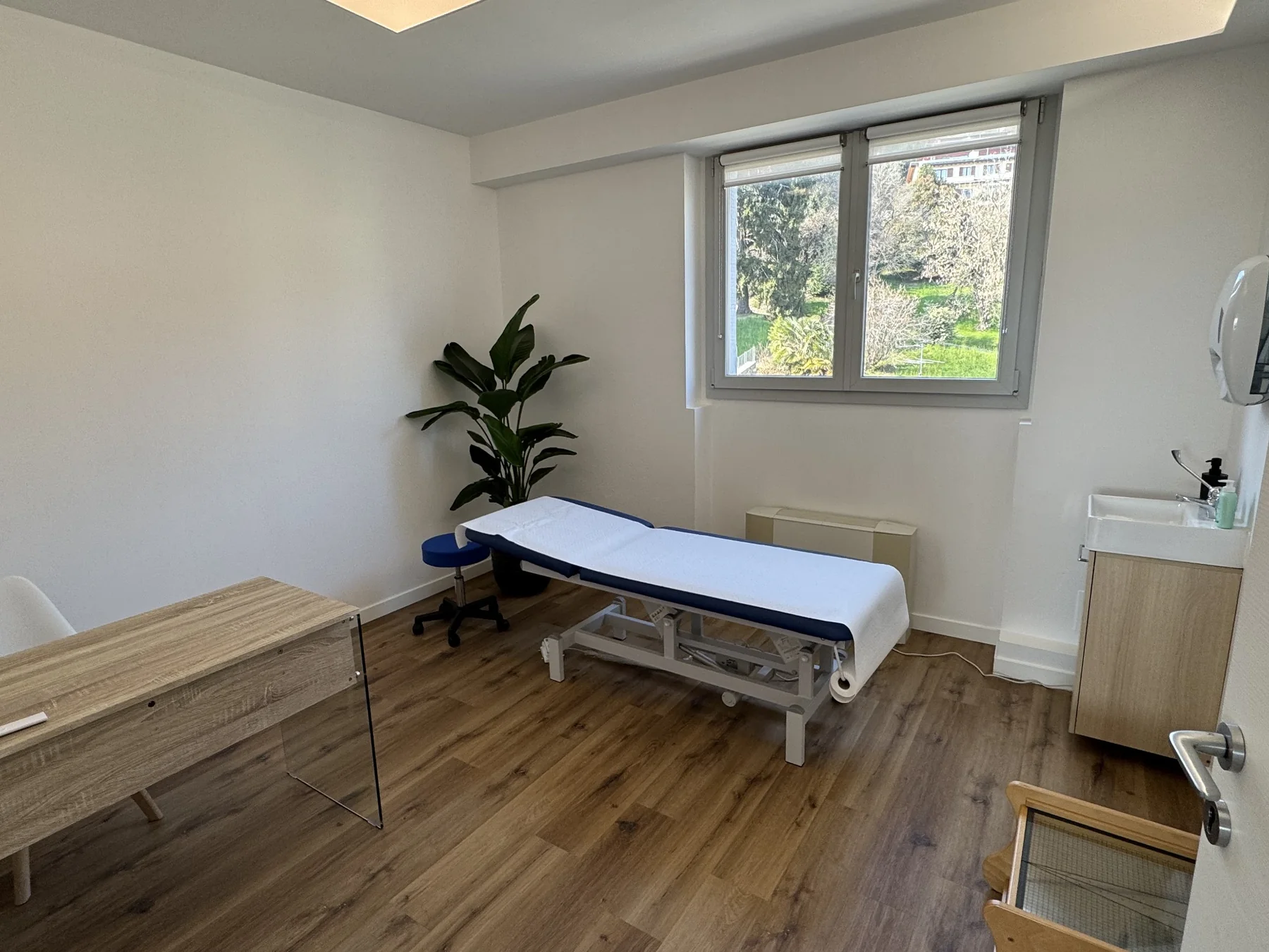 Spazio clinico utilizzato a supporto del percorso odontoiatrico e gnatologico